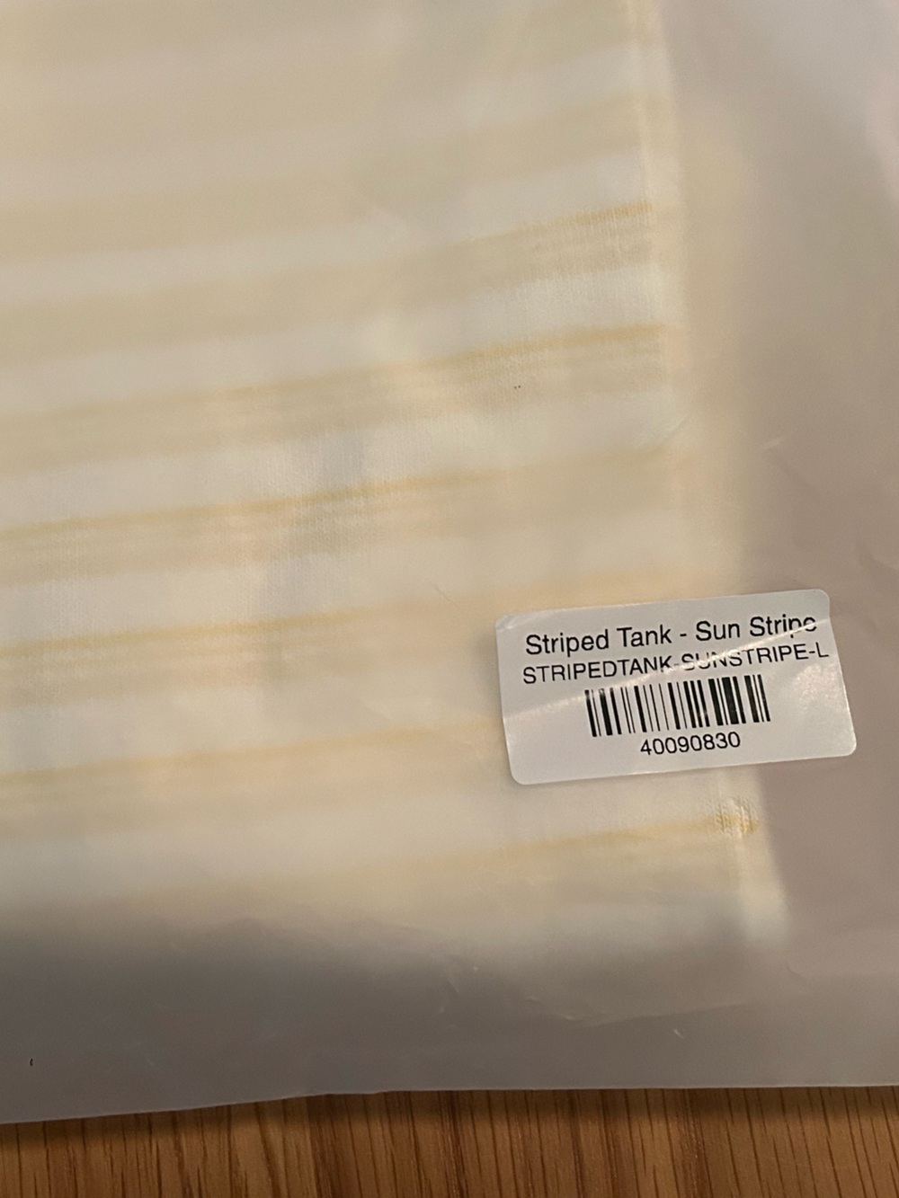 Parke Striped Tank Summerland: Sun Stripe Yellow Size Large New in Bag - Picture 7 of 10
